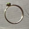 Green stone silver ring - Image 2