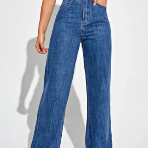 Denim Wide Leg Jeans