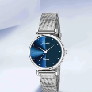 Mesh Band Analog Watch For Women