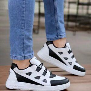 White And Black Stylish Shoes