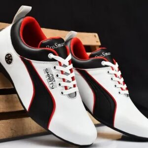 White-Black Shoes For Men