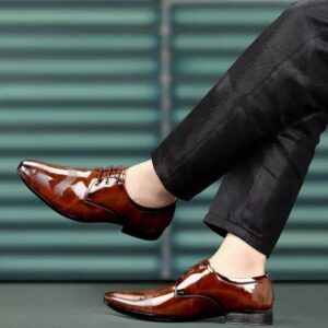 Formal patent shoes