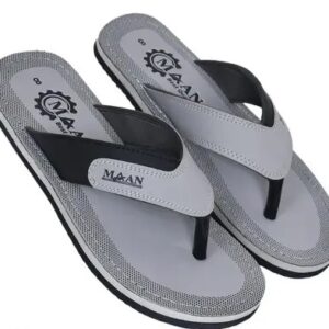 Men's leather slippers