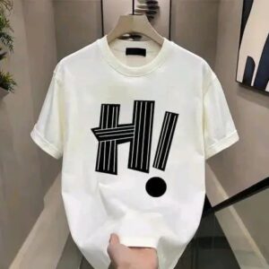 Cotton Solid Printed T-shirt