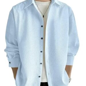 Popcorn Fabric Men's Shirt