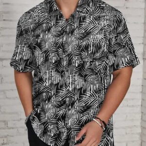 Fabric Metal Casual Men's Shirt