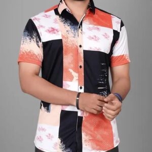 Collar Multicolor Shirts For Men