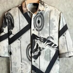 Sleeve Printed Men's Shirt