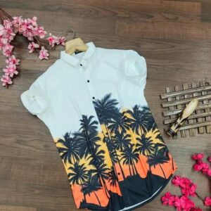 Floral Printed Men's Shirt