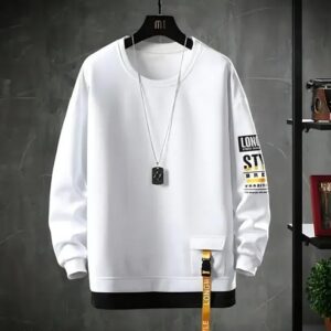 White Full Sleeve T-Shirt