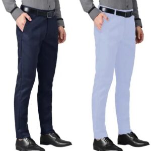 Blue & SkyBlue Formal Trouser