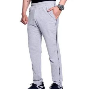 Men's Printed Grey Track Pants