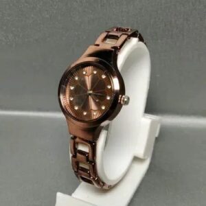 Trendy Women Metal Analog Watch