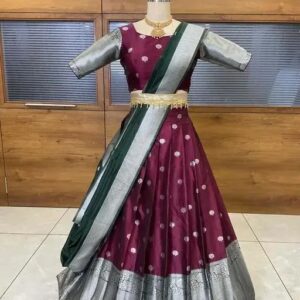 Trendy Half Saree Lehenga