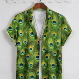 Half Sleeve Peacock's Fancy Shirt