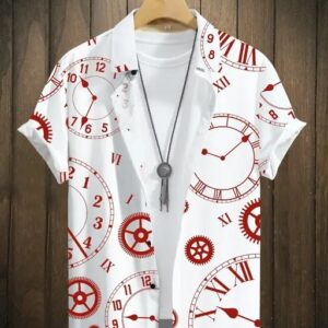 Printed Stitched Half Sleeve Shirt