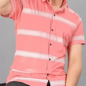 Men's Horizontal Stripes Regular Shirt