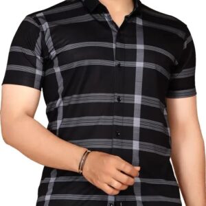 Men's Checked Spread Shirt