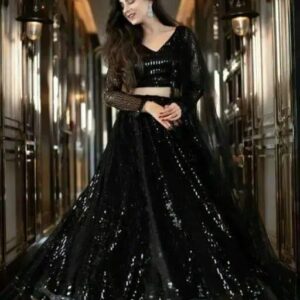 New Black Lehenga Choli