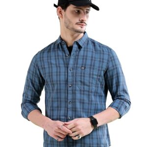 Men's Slim Checked Shirt