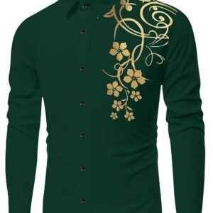Men's Solid Cotton Regular Fit Shirt