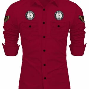 Men's Mandarin Collar Shirt