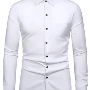Men's Solid Cotton Shirt