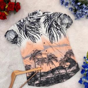 Sleeves Printed Men's Shirt