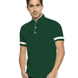 Green Cotton Blend Tshirt