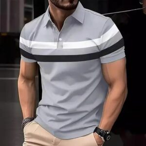 Men's Grey Color Casual T-Shirt