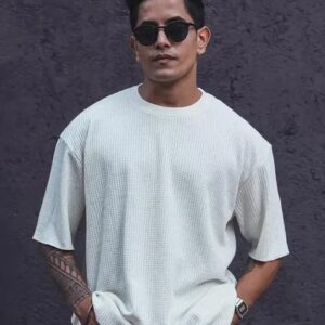 Grey Color Half Sleeve T-shirt