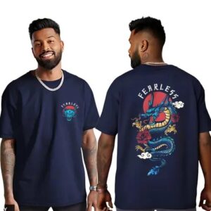 Navy Oversized T Shirt