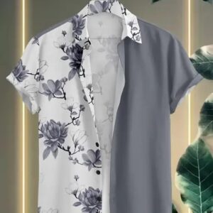 Half Sleeves Solid Men's Shirt