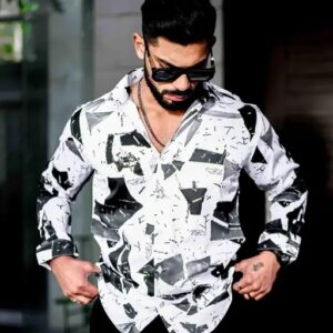 Elegant Printed Men's Shirt