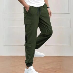 Olive Color Cargo Pants