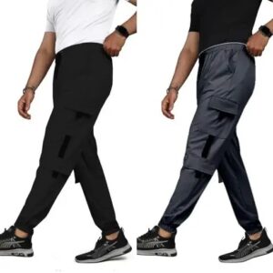 Black & Grey Color Cargo pants