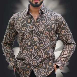 Fashion Print Men's Shirt