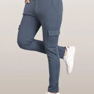 Grey Cargo Sweatpants
