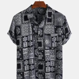 Black Square Men's Shirt