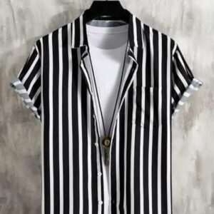 Black and White Lining Shirt