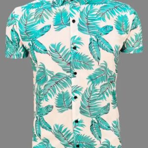 Leaf Sky Blue Men's Shirt