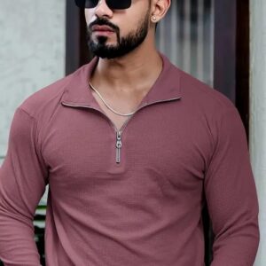 Polo Zipper Neck T-shirt
