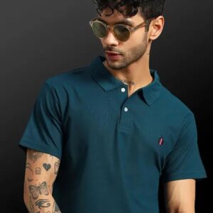 Navy Blue Polo T-shirt