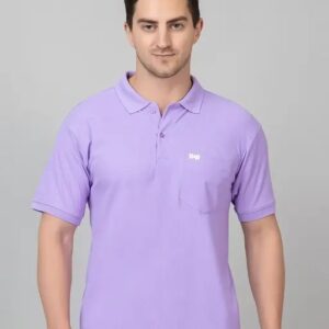 Lavender color polo t-shirt