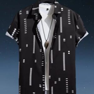 Black Casual Men's Shirt