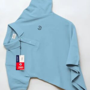Cotton Skyblue Polo T Shirt